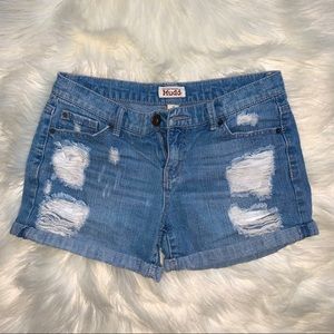 Mudd Ripped Jean Short